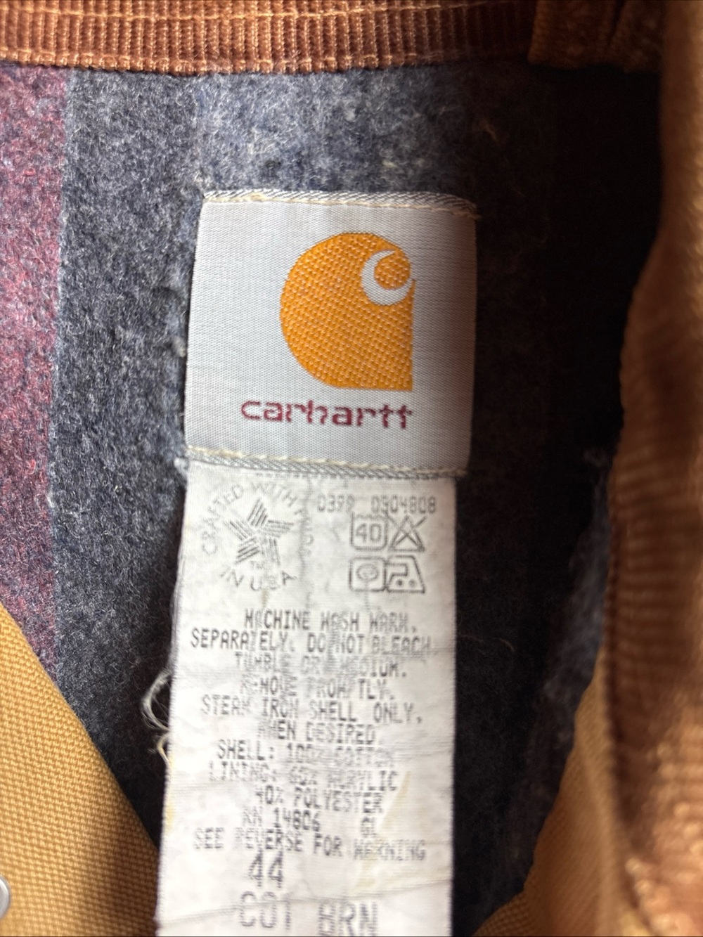 Carhartt Brown/Tan Work Jacket - Picture 4 of 4